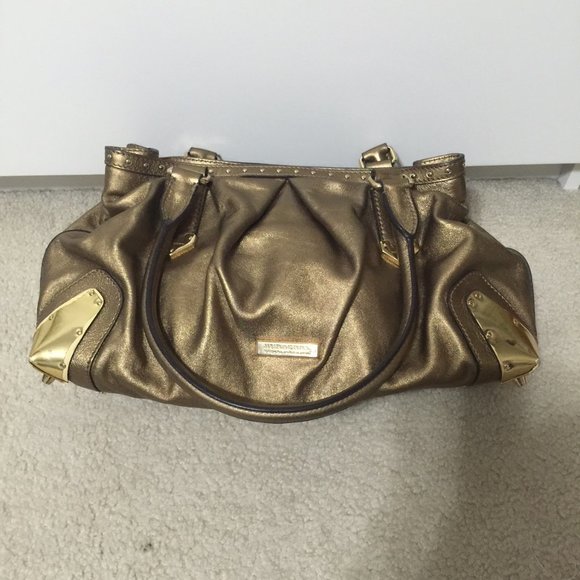Burberry Handbags - Vintage Gold Metallic Burberry Handbag
